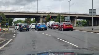 Hanford Roundabout from A34 Stone 2nd Exit Following Signs to Trent Vale Driving Test Route Help [upl. by Sharon980]