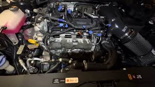 removing 2022 elantra n intake manifold to replace injectors [upl. by Nailliw]