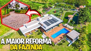 ESTOU FAZENDO A MAIOR REFORMA DA FAZENDA   que comece as obras  😱 [upl. by Arraek]