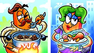 Ibu vs Ayah  Tantangan Memasak 🍲 [upl. by Ducan832]