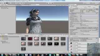 UNITY 3D  5  Breast Size  Material Change  Character Customization Tutorial [upl. by Anirb]