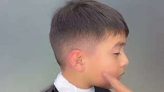 Corte de cabello hombre casquete corto escolar corte de cabello para niño 👦 [upl. by Noived880]