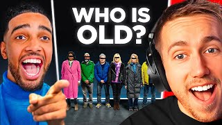 Miniminter Reacts To 6 Old People Vs 2 Secret Young People [upl. by Anij863]