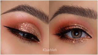 Makeup Mắt Lấp Lánh Đón Giáng Sinh  Quach Anh [upl. by Animlehliw683]