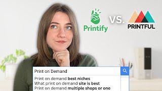 ANSWERING YOUR MOST ASKED QUESTIONS ABOUT PRINT ON DEMAND Printify vs Printful Best Niches amp More [upl. by Ydnec]