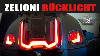 Rücklicht Zelioni für die Vespa GTS [upl. by Gnurt]