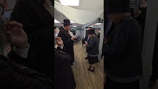 Koblentzer Rebbe at a chuppah at Scheiners in Monsey [upl. by Krispin965]