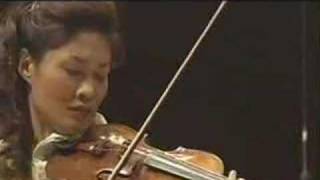 Kyung Sun Lee playing Brahms Violin Concerto Part 4 [upl. by Dorran]