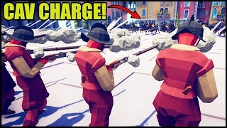 HUGE Musket Line vs Heavy Cav Charge  Totally Accurate Battle Simulator [upl. by Millie]