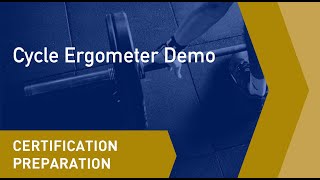 Cycle Ergometer Test Demo [upl. by Feledy]