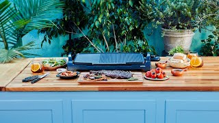 😍 Parrilla eléctrica grill antiadherente 2390W Atma [upl. by Yelhak596]