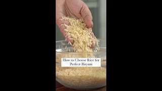 How to Choose Rice for Perfect Biryani  Shorts [upl. by Kleinstein956]