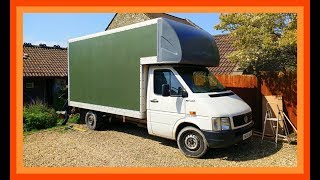 Luton Van Tiny Home Conversion  VW LT35 [upl. by Nomolas655]