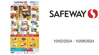 Safeway Weekly Ad US  10022024  10082024 [upl. by Rosinski]