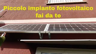 Piccolo impianto Fotovoltaico offgrid con inverter syrio e accumulo [upl. by Feliza]