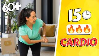 Ejercicio de Cardio HIIT para Adultos Mayores 15 min  Mariana Quevedo Fisioterapia Querétaro [upl. by Tomlin]