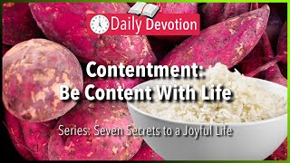 October 15 Hebrews 135  Contentment Be Content With Life  365 Daily Devotions [upl. by Frum936]