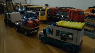 Cortometraje stop motion accidente trenes LEGO especial 50 subs [upl. by Brianna]