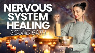 Parasympathetic Nervous System Healing Frequency Music  Sound Bath Meditation [upl. by Gnaw]