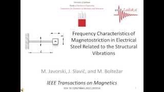 Frequency Characteristics of Magnetostriction in Electrical Steel Related to the Structural Vibratio [upl. by Ainocal]