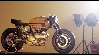 Cafe Racer Ducati Pantah by JVB Motos [upl. by Aidni616]