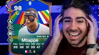 CONSEGUI O NOVO MBAPPE 98 DO REAL MADRID FUT DRAFT FC 24 [upl. by Elmira]