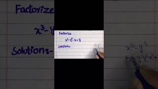 Factorize  Class 9th Mathematicslearningmath basicmath mathshorts mathproblems mathevudeos [upl. by Chafee386]