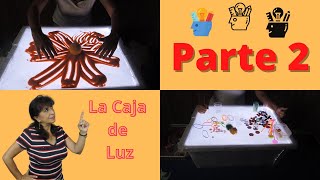 Actividades para niños pequeños  La Caja de Luz  PARTE 2 [upl. by Llertnahs900]