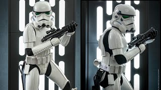 New hot toys stormtrooper death star environment action figure revealed [upl. by Ahsinahs]