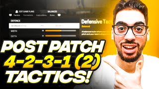 POST PATCH BEST META 42312 FORMATION amp CUSTOM TACTICS  FC 24 Ultimate Team [upl. by Eldin]