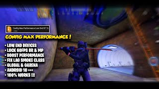 CONFIG MAX PERFORMANCE LOW END DEVICE 60FPS  CODM CONFIG SEASON 7 [upl. by Hsirap62]