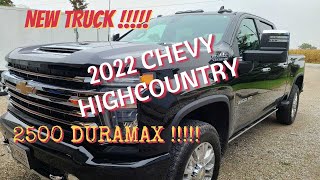 2022 CHEVY HIGH COUNTRY 2500 DURAMAX [upl. by Nolyk]