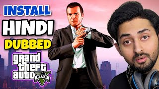 HOW TO INSTALL HINDI LANGUAGE MOD IN GTA 5  GTA 5 Mods 2024  HindiUrdu  THE NOOB [upl. by Royal]