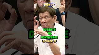 DUTERTE VS HONTIVEROS EPISODE 01 philippines congress hearings [upl. by Rosemarie]