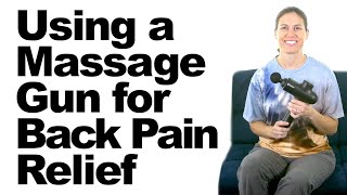 How to Use a Percussion Massage Gun for Back Pain Relief [upl. by Strephon]