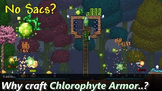 Chlorophyte Armor  Spore Sac in Terraria makes a surprising synergy [upl. by Truda]