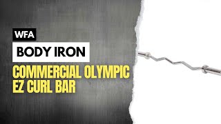 Body Iron Commercial Olympic Ez Curl Bar [upl. by Lang]