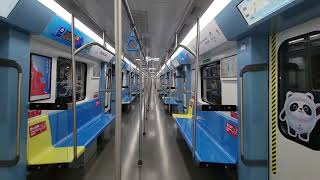 冬奧專線北京地鐵11號線往新首鋼全程行車片段 Beijing Metro Line 11to XinshougangShougang ParkFull Journey [upl. by Meda]