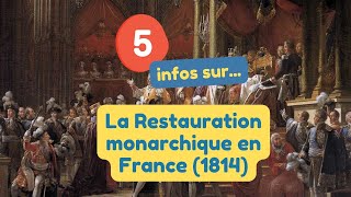 Histoire Première La Restauration monarchique en France et la Charte 1814 [upl. by Nerraj]