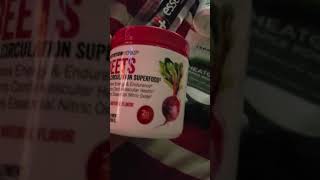 Superfoods Wheatgrass Hemp Protein Turmeric Powder Chlorella Powder Beets [upl. by Adlez602]