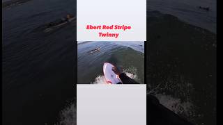 5’8 Ebert Red Stripe Twin Surfboard [upl. by Klatt]