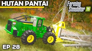 CHOMPING DOWN DEAD TREES  Farming Simulator 25  Hutan Pantai  Episode 28 [upl. by Rizzo]