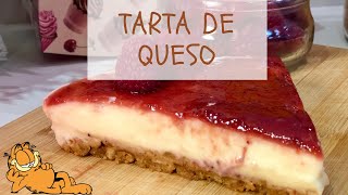 Tarta de Queso Fría 🧁 ¡SIN HORNO con CUAJADA [upl. by Hayse]