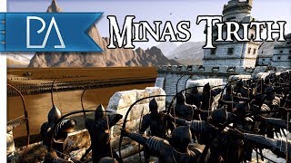 EPIC SIEGE OF MINAS TIRITH  Lord of The Rings  Total War Rise of Mordor Mod Gameplay [upl. by Andrien]