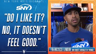 Francisco Lindor on Showalter firing Do I like it No it doesnt feel good  SNY [upl. by Breech]