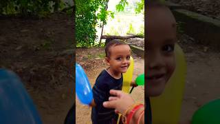 Sid ko Mumma ne diye colorful balloons😆😂shortsfeed shortvideo [upl. by Eelsnia]