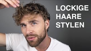 LOCKEN MACHEN MÄNNER ● Haarstyling TUTORIAL für Männer mit LOCKEN  DANIEL KORTE [upl. by Roseanna]