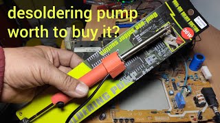 Desoldering pumpWorth to buy one [upl. by Nytsuj934]