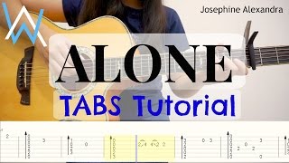 Alan Walker Alone  Fingerstyle Guitar TABS  Josephine Alexandra [upl. by Mindi2]