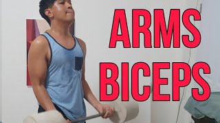 How to grow your arms or biceps at home workout [upl. by Mayrim]